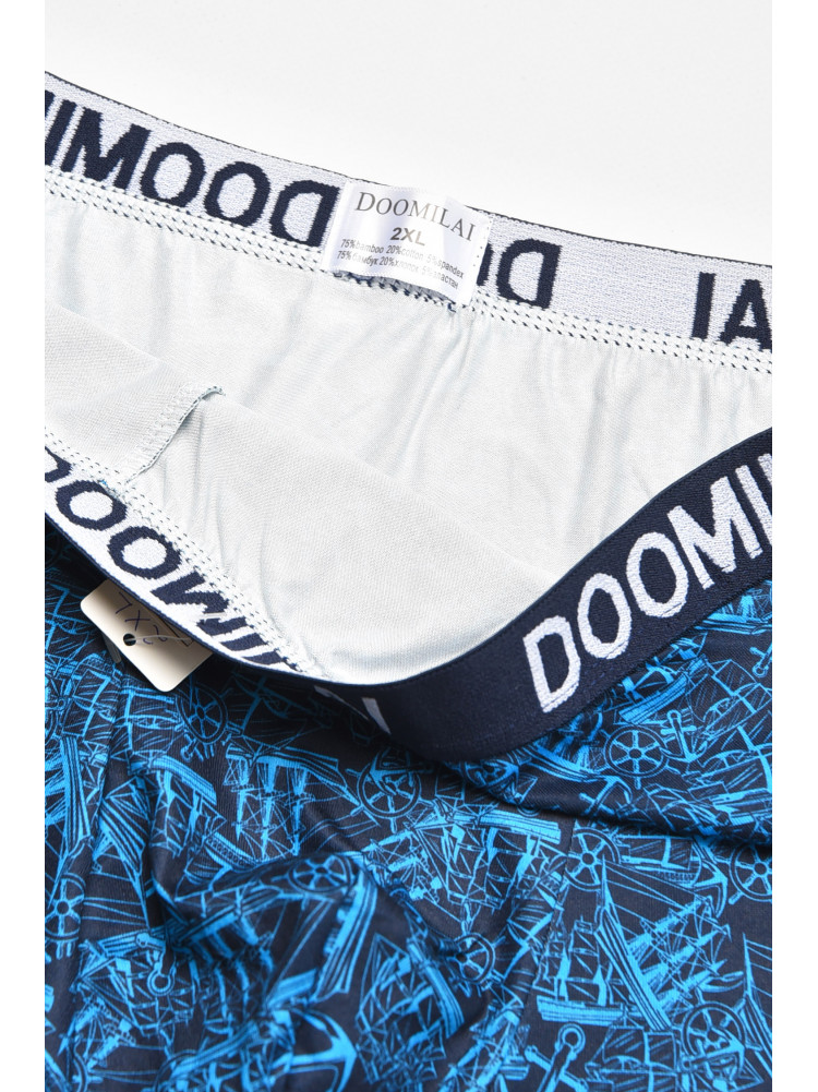 Боксеры мужские тёмно-синего цвета с принтом DO1876 211712C