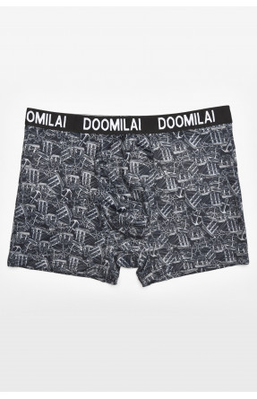 Боксеры мужские тёмно-синего цвета с принтом DO1876 211713C