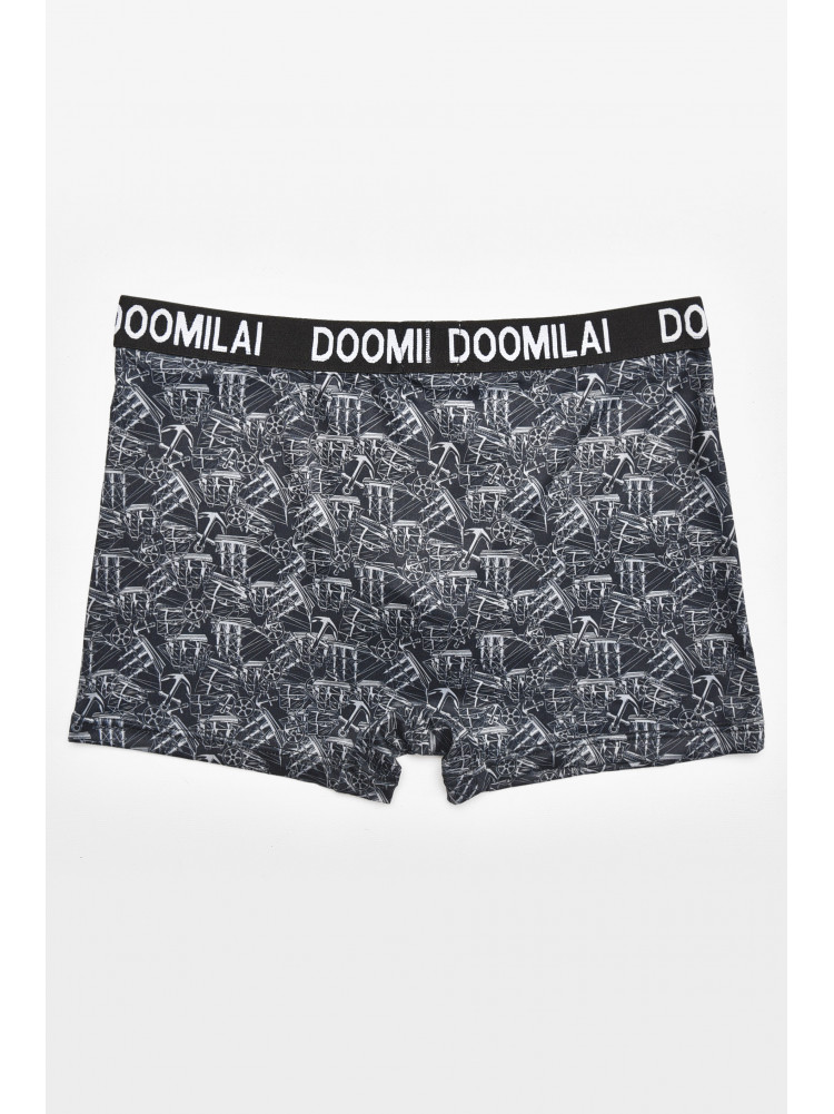 Боксеры мужские тёмно-синего цвета с принтом DO1876 211713C