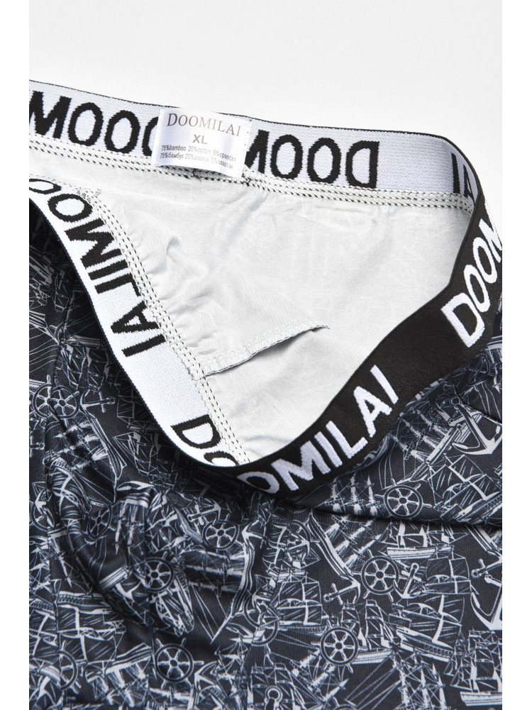 Боксеры мужские тёмно-синего цвета с принтом DO1876 211713C