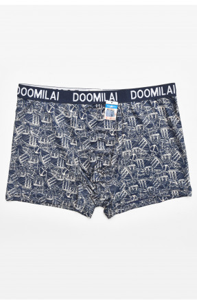 Боксеры мужские тёмно-синего цвета с принтом DO1876 211714C