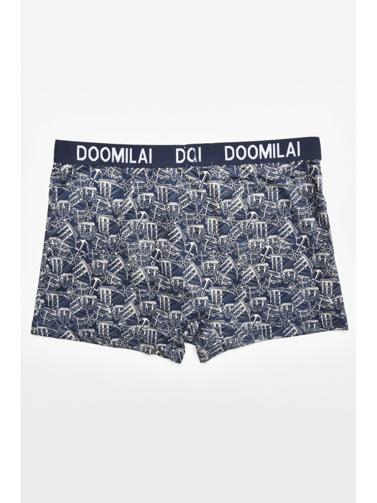 Боксеры мужские тёмно-синего цвета с принтом DO1876 211714C