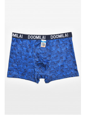 Боксеры мужские тёмно-синего цвета с принтом DO1876 211715C