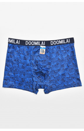 Боксеры мужские тёмно-синего цвета с принтом DO1876 211715C