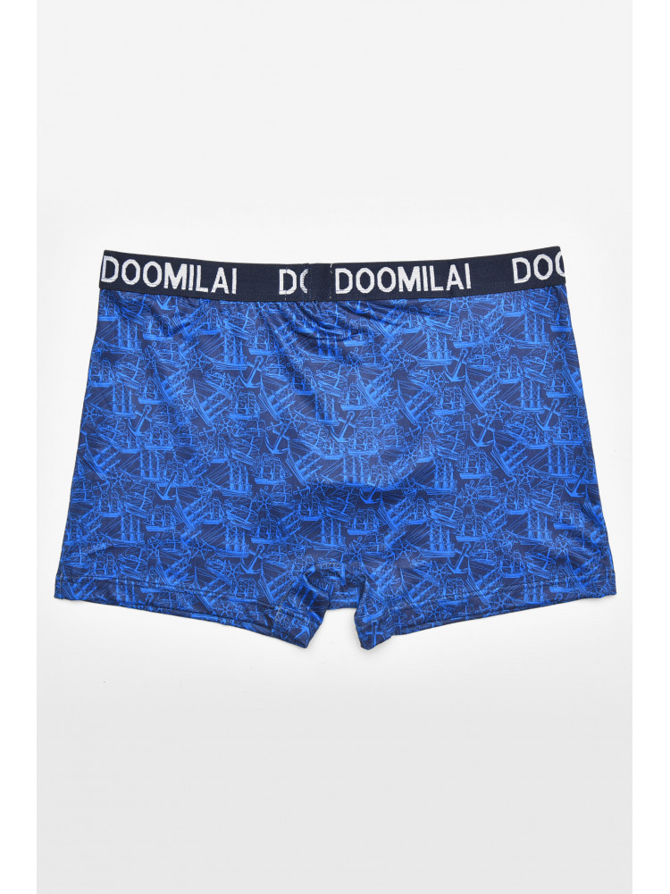 Боксеры мужские тёмно-синего цвета с принтом DO1876 211715C