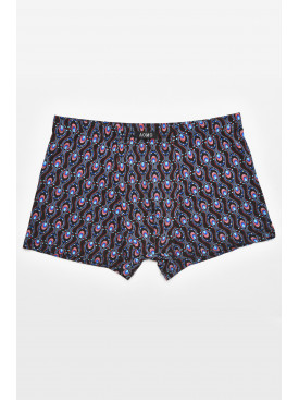 Боксеры мужские черного цвета с принтом 211719C