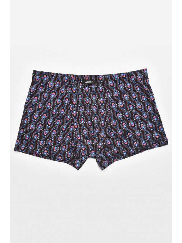 Боксеры мужские черного цвета с принтом 211719C