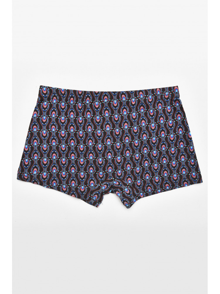 Боксеры мужские черного цвета с принтом 211719C