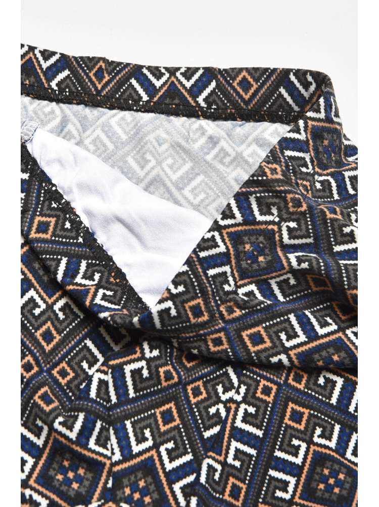 Боксеры мужские тёмно-серого цвета с принтом 211724C