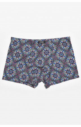 Боксеры мужские черного цвета с принтом 211725C