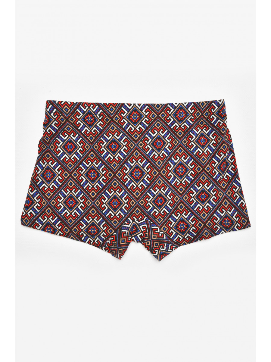 Боксеры мужские черного цвета с принтом 211726C