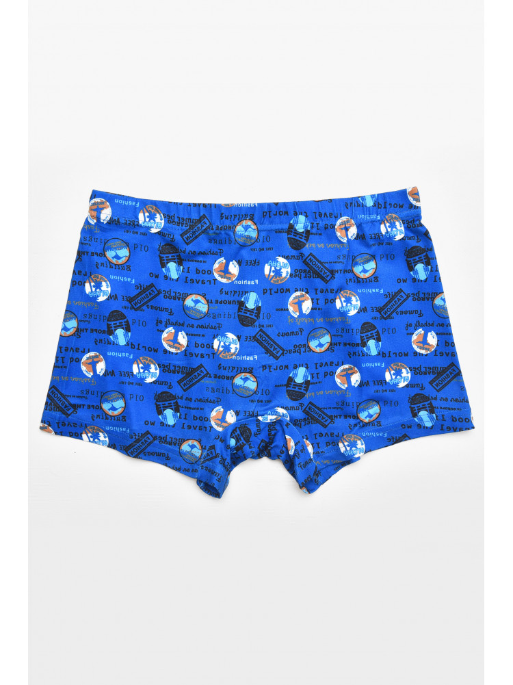 Боксери чоловічі синього кольору з принтом 211729C