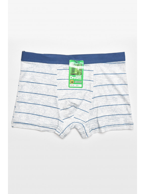 Боксеры мужские белого цвета с принтом 046 211732C