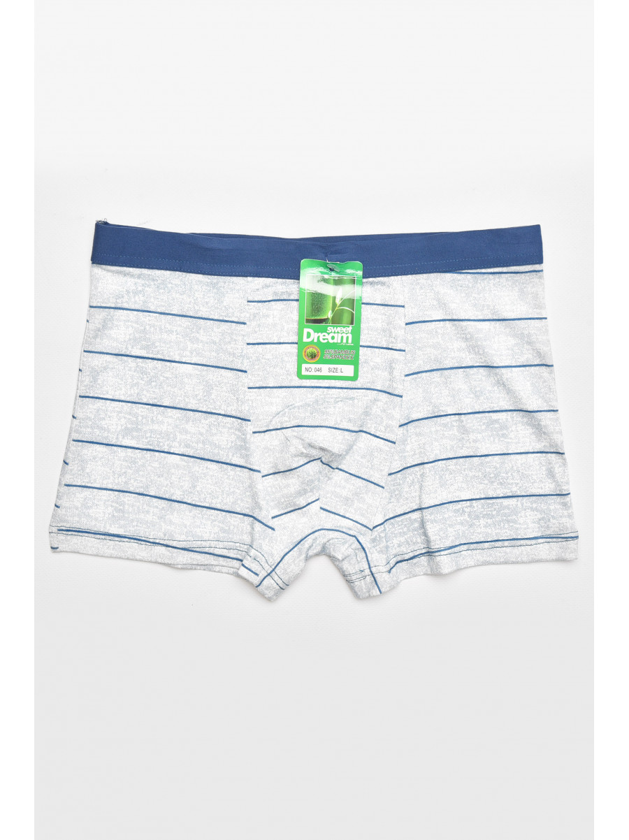 Боксеры мужские белого цвета с принтом 046 211732C