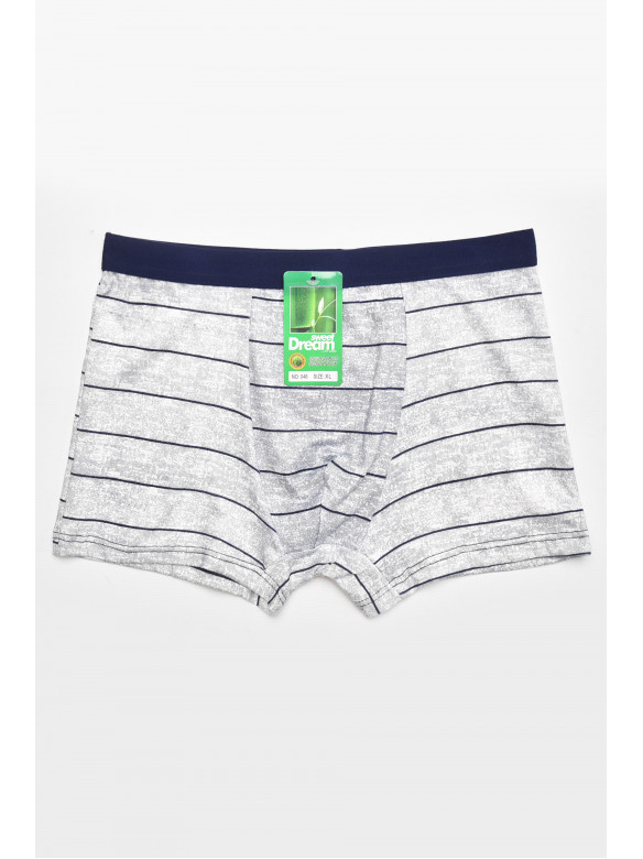 Боксери чоловічі білого кольору з принтом 046 211733C