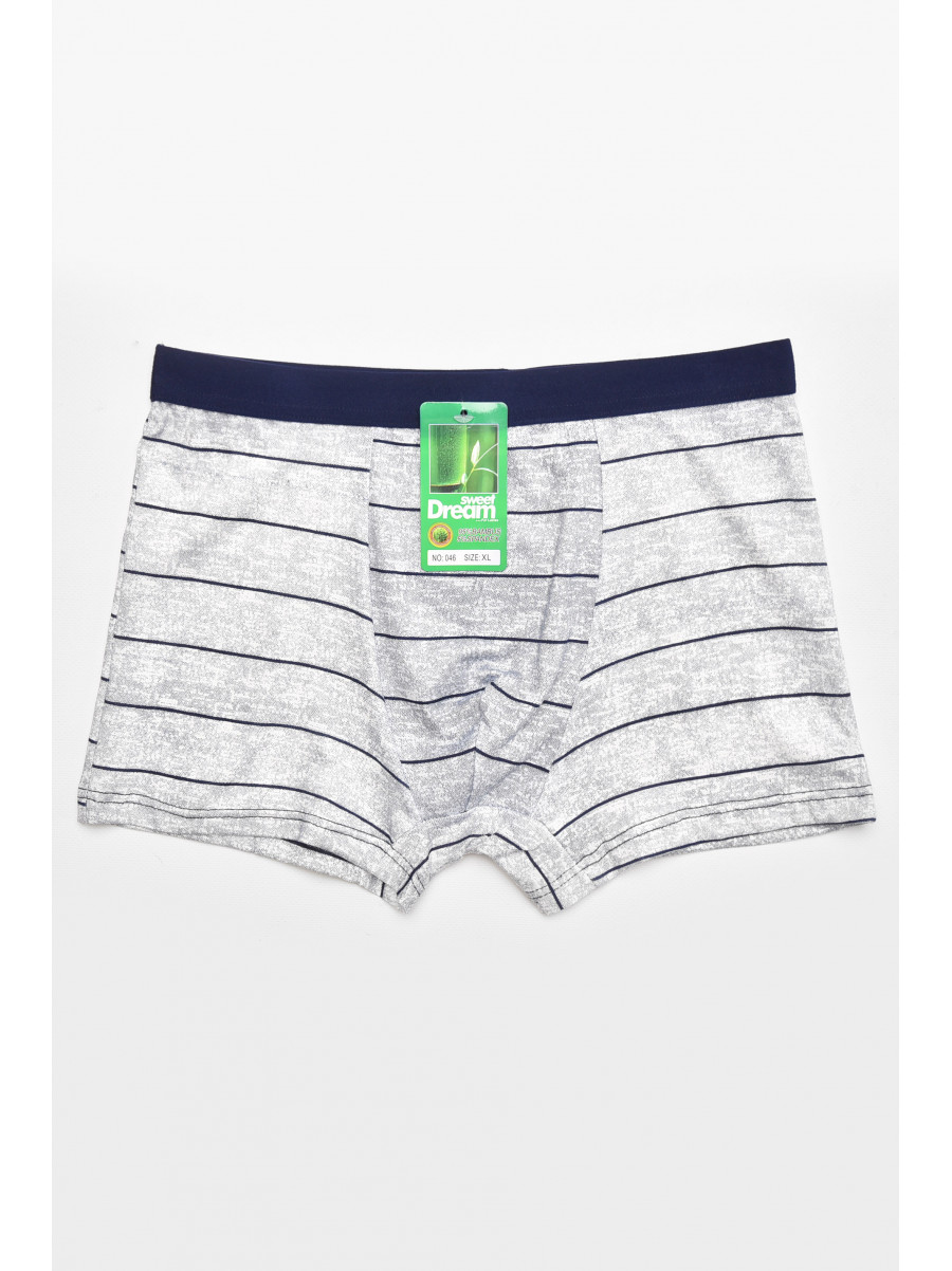 Боксери чоловічі білого кольору з принтом 046 211733C