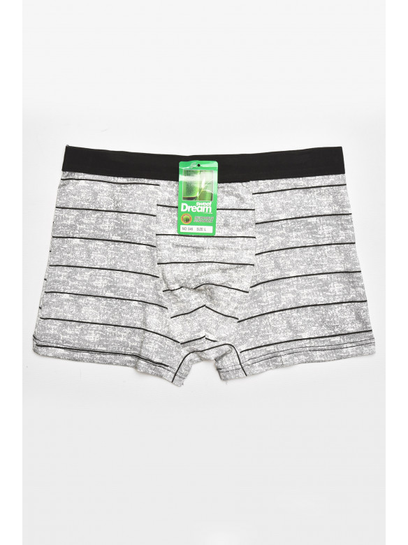 Боксеры мужские белого цвета с принтом 046 211734C