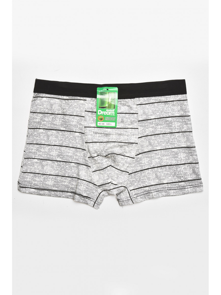 Боксеры мужские белого цвета с принтом 046 211734C