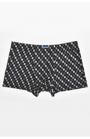 Боксери чоловічі чорного кольору з принтом 211737C
