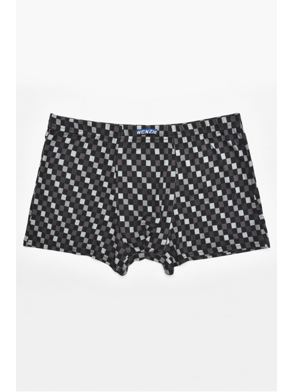 Боксеры мужские черного цвета с принтом 211737C