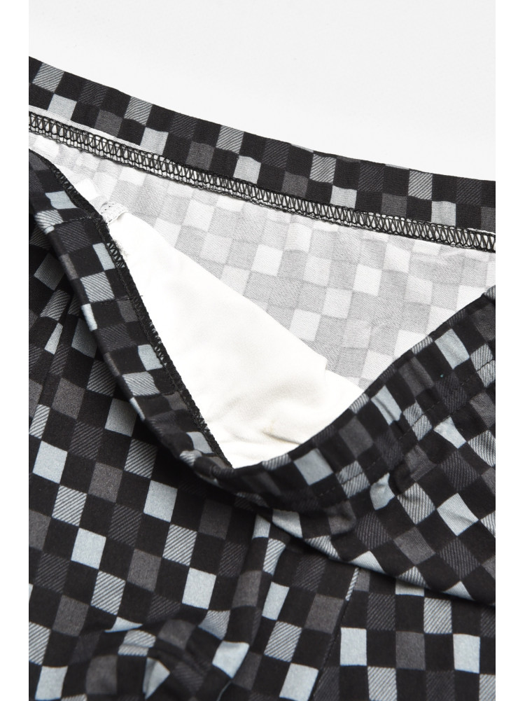 Боксеры мужские черного цвета с принтом 211737C