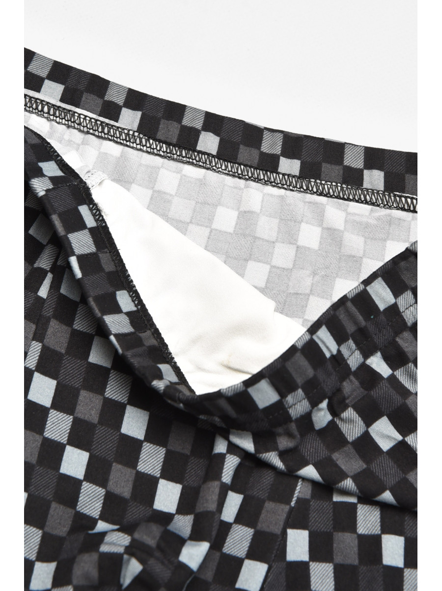 Боксеры мужские черного цвета с принтом 211737C