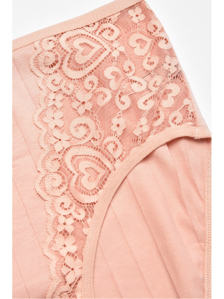 Трусы женские полубатальные персикового цвета 38325 211741C