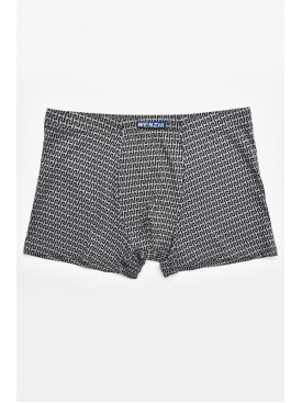 Боксери чоловічі сірого кольору з принтом W3825 211742C