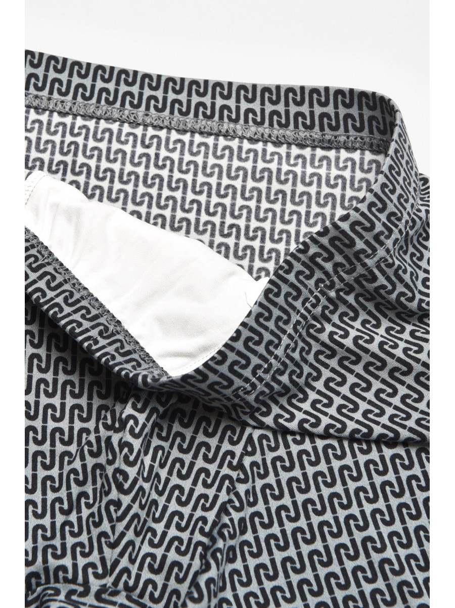 Боксеры мужские серого цвета с принтом W3825 211742C