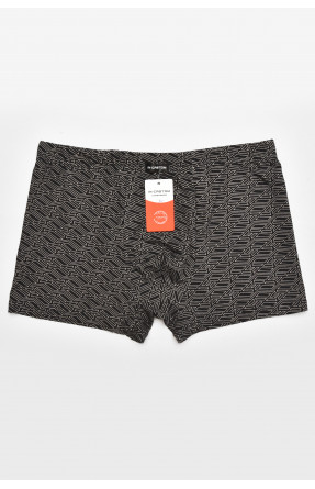 Боксери чоловічі чорного кольору з принтом 211746C