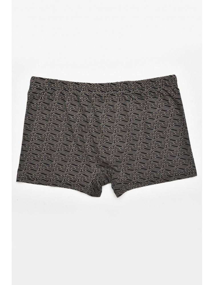 Боксеры мужские черного цвета с принтом 211746C