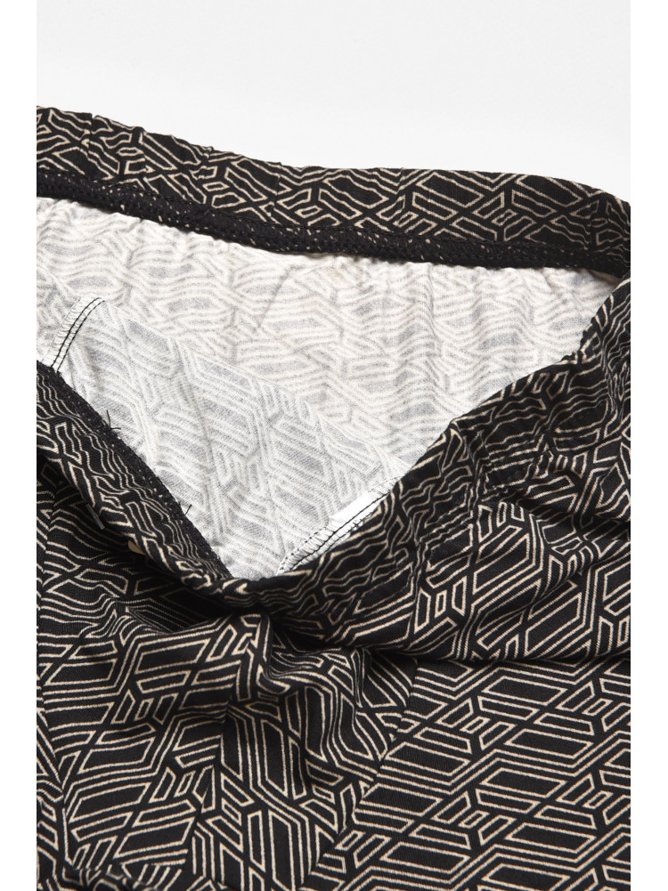 Боксеры мужские черного цвета с принтом 211746C