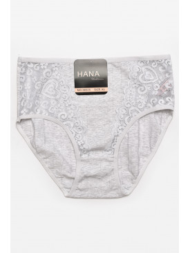 Труси жіночі напівбатальні сірого кольору 38325 211747C