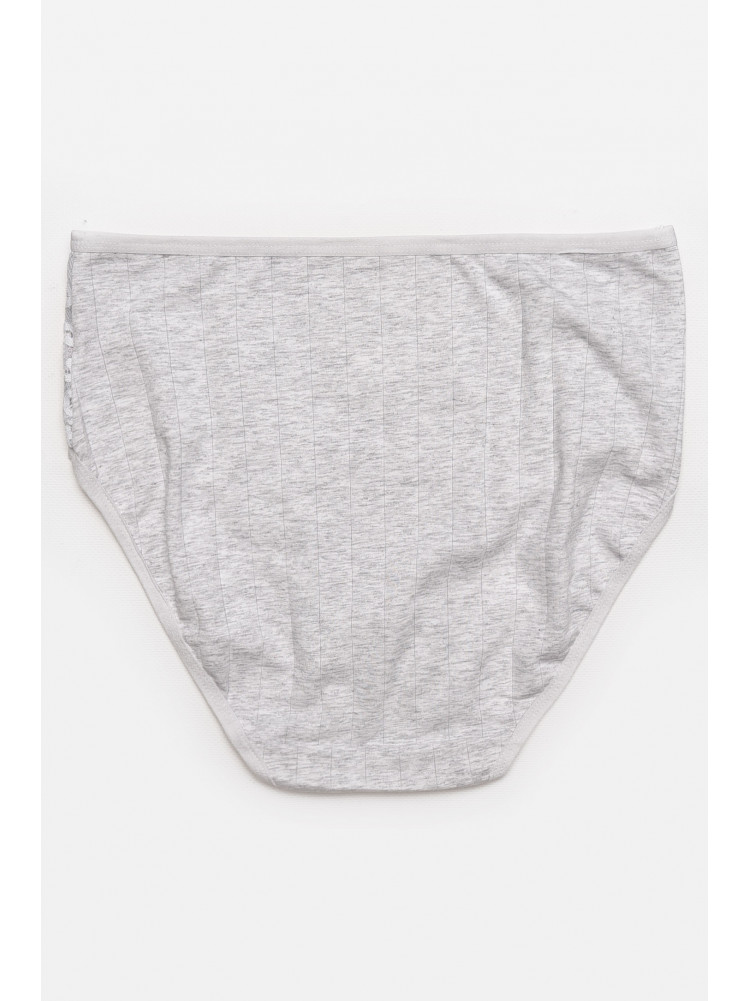Трусы женские полубатальные серого цвета 38325 211747C
