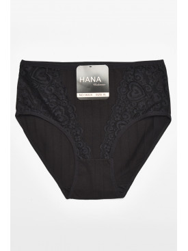 Трусы женские полубатальные черного цвета 38325 211748C Трусы женские полубатальные черного цвета 38325 211748C