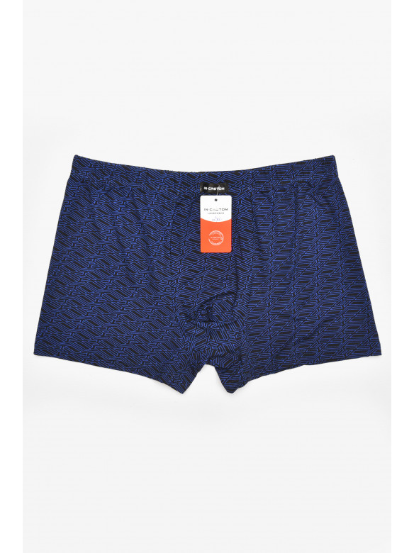 Боксеры мужские черного цвета с принтом 211749C