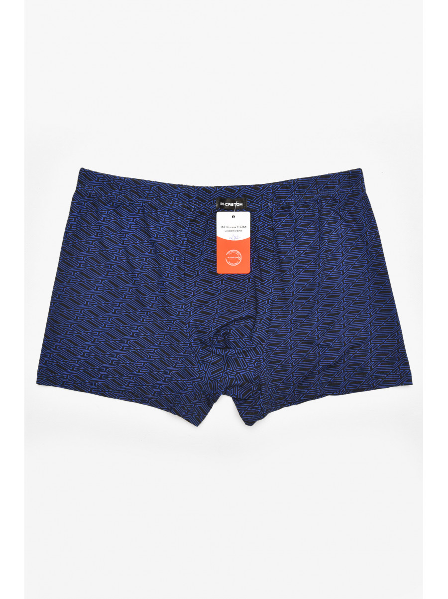 Боксеры мужские черного цвета с принтом 211749C