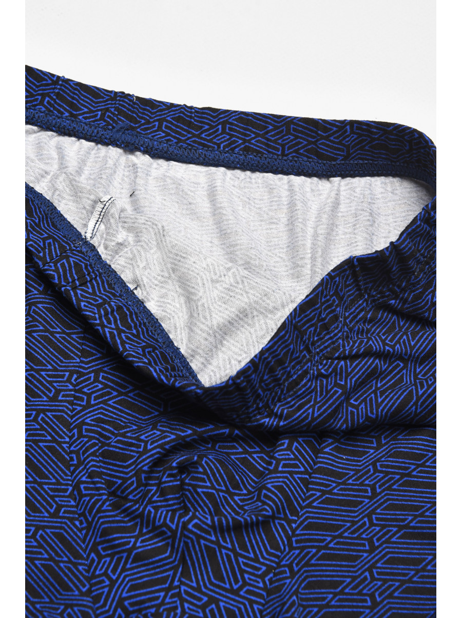 Боксеры мужские черного цвета с принтом 211749C