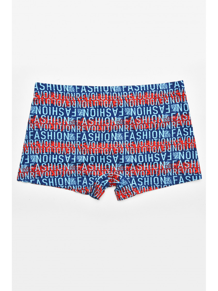 Боксери чоловічі синього кольору з принтом W3758 211753C