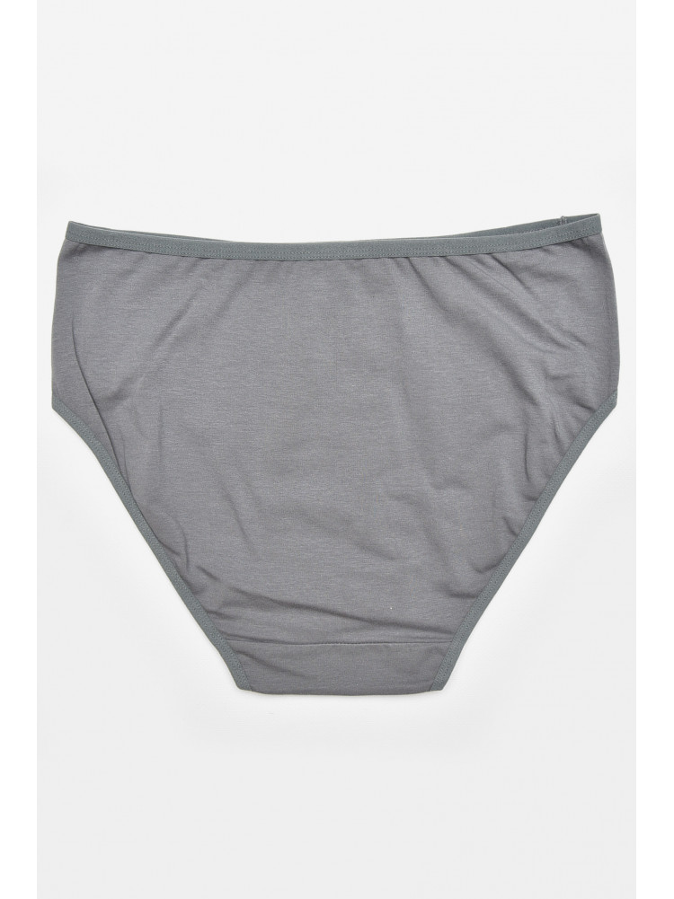 Труси жіночі напівбатальні темно-сірого кольору 38383 211754C