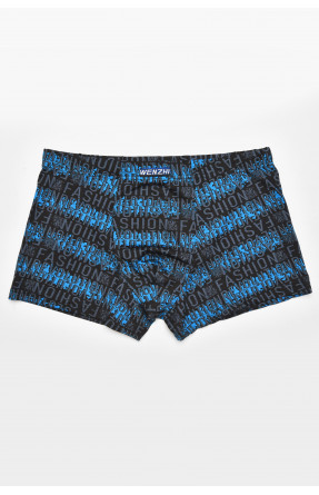 Боксеры мужские черного цвета с принтом W3758 211755C