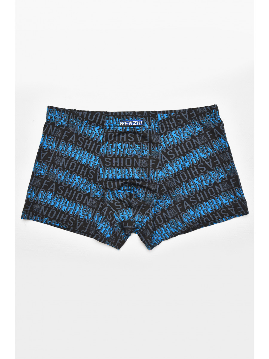 Боксеры мужские черного цвета с принтом W3758 211755C