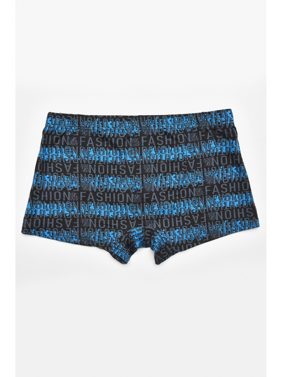 Боксеры мужские черного цвета с принтом W3758 211755C