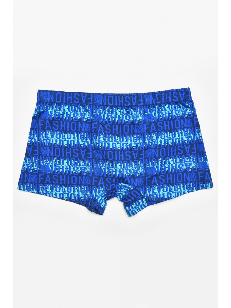 Боксеры мужские тёмно-синего цвета с принтом W3758 211756C