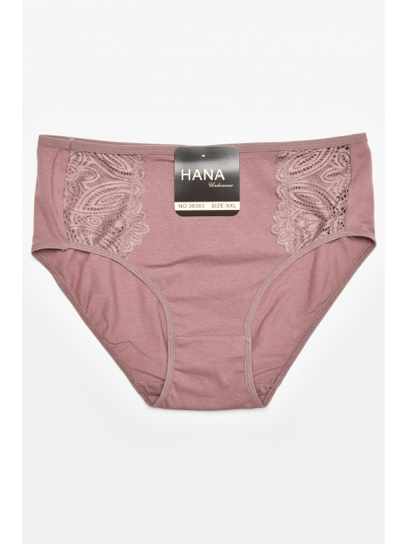 Труси жіночі напівбатальні темно-рожевого кольору 38383 211759C