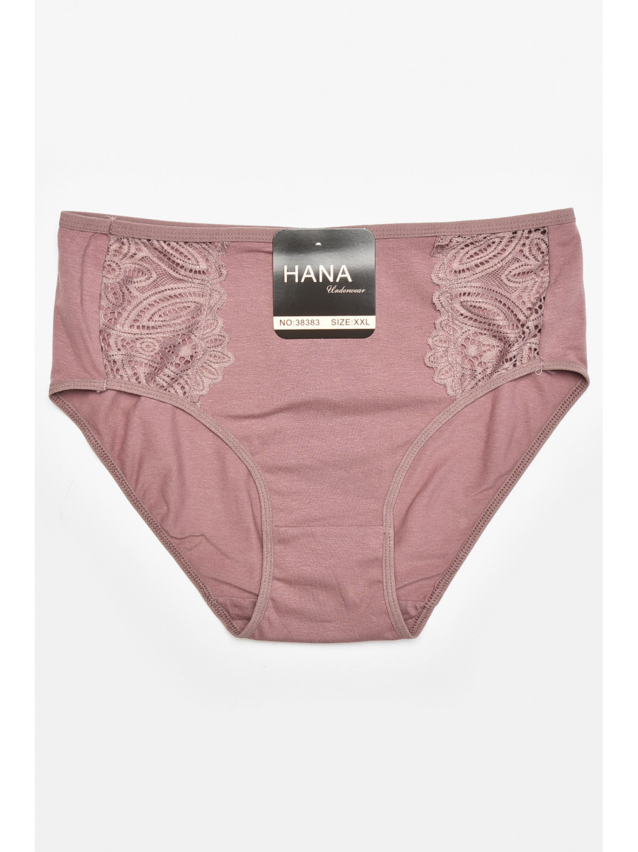 Труси жіночі напівбатальні темно-рожевого кольору 38383 211759C