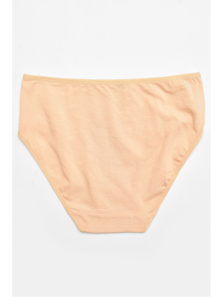 Трусы женские полубатальные бежевого цвета 38383 211761C