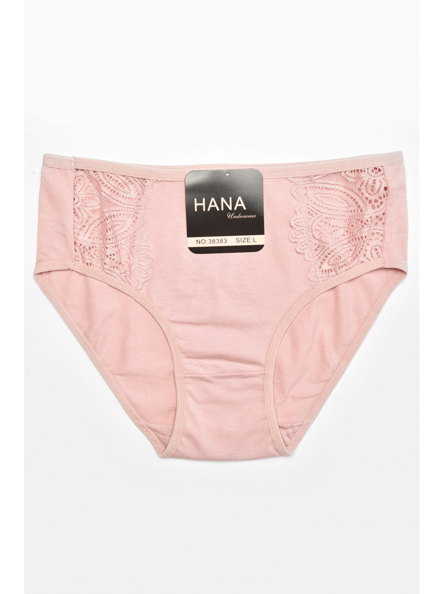 Трусы женские полубатальные розового цвета 38383 211762C