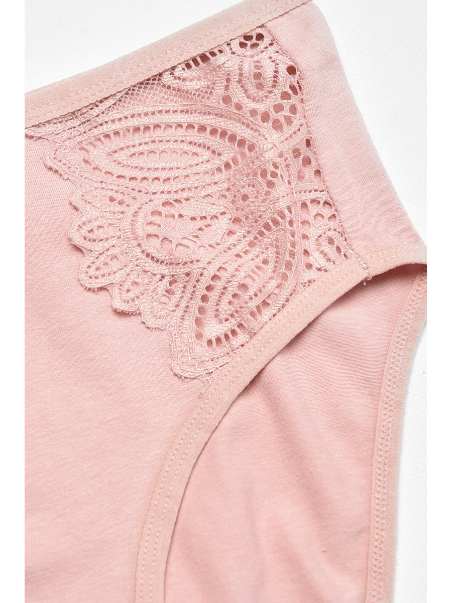 Трусы женские полубатальные розового цвета 38383 211762C