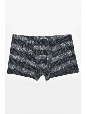 Боксери чоловічі чорного кольору з принтом W3758 211764C
